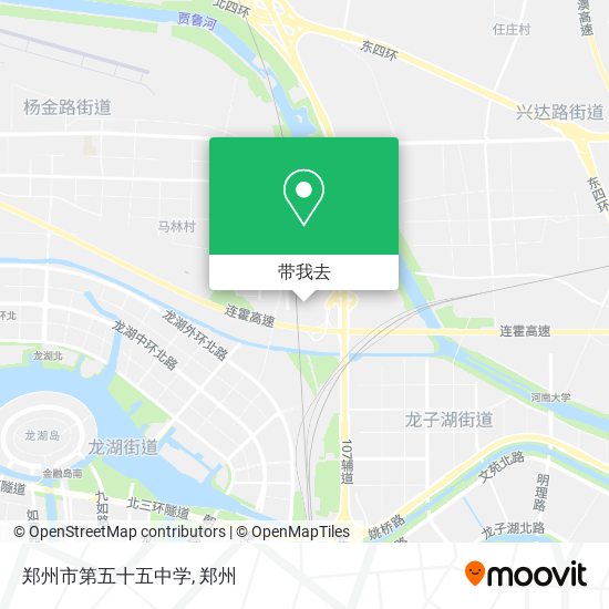 郑州市第五十五中学地图