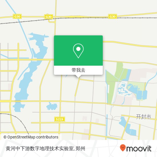 黄河中下游数字地理技术实验室地图