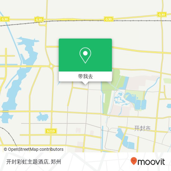 开封彩虹主题酒店地图