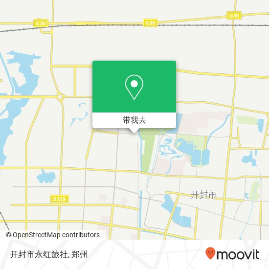 开封市永红旅社地图