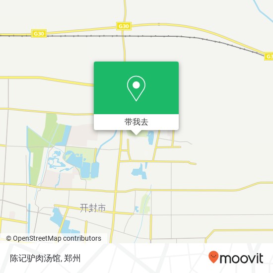 陈记驴肉汤馆地图