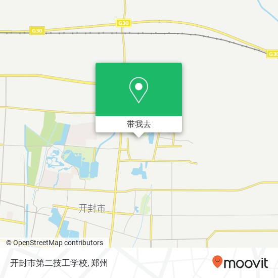 开封市第二技工学校地图