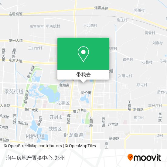 润生房地产置换中心地图