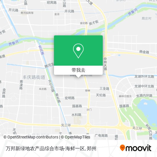 万邦新绿地农产品综合市场-海鲜一区地图