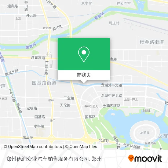 郑州德润众业汽车销售服务有限公司地图