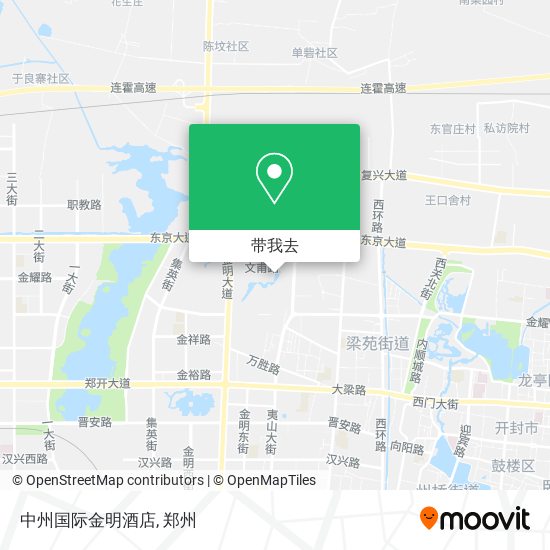 中州国际金明酒店地图
