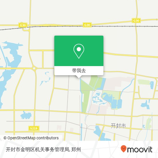 开封市金明区机关事务管理局地图