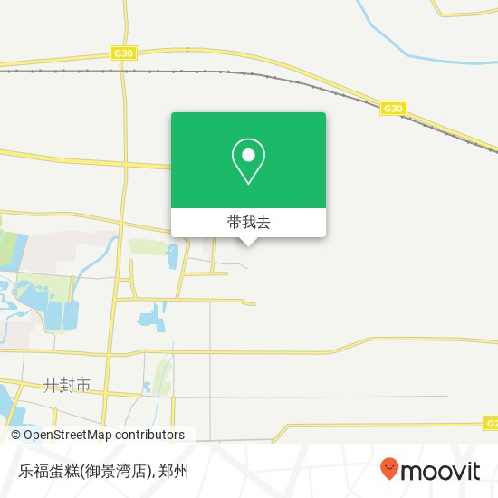 乐福蛋糕(御景湾店)地图