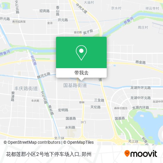 花都莲郡小区2号地下停车场入口地图