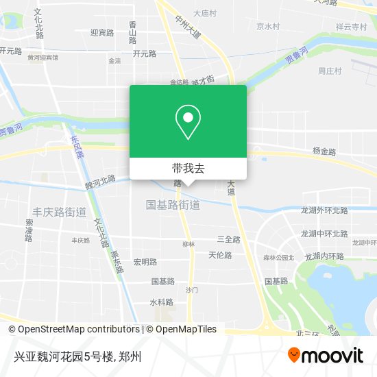 兴亚魏河花园5号楼地图