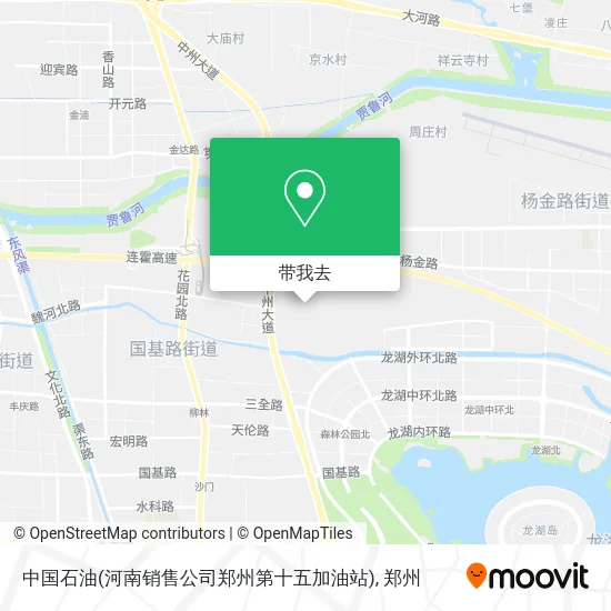 中国石油(河南销售公司郑州第十五加油站)地图