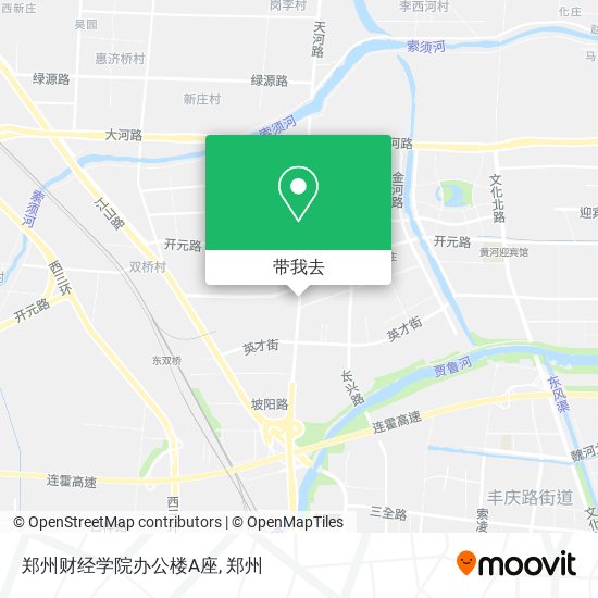 郑州财经学院办公楼A座地图