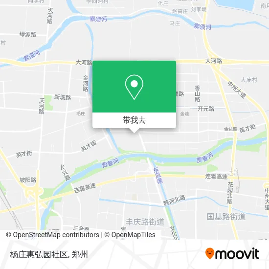 杨庄惠弘园社区地图