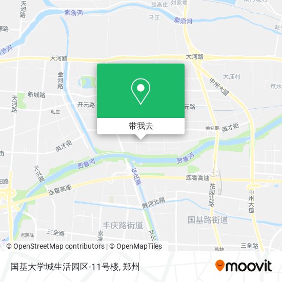 国基大学城生活园区-11号楼地图