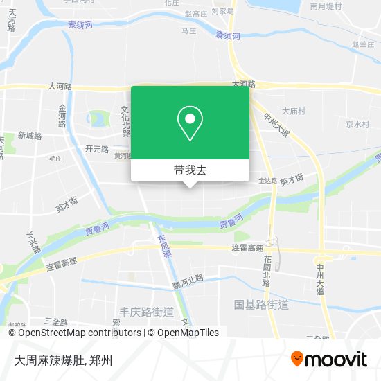 大周麻辣爆肚地图