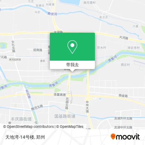 天地湾-14号楼地图