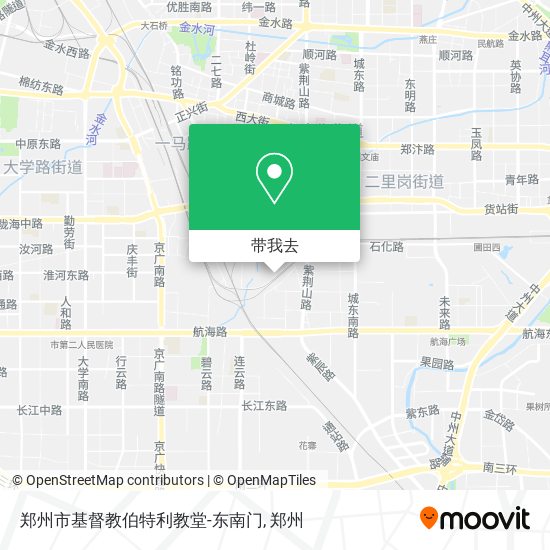 郑州市基督教伯特利教堂-东南门地图