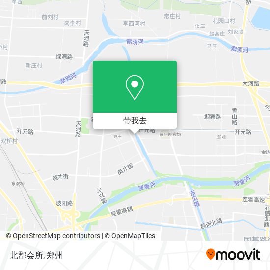 北郡会所地图