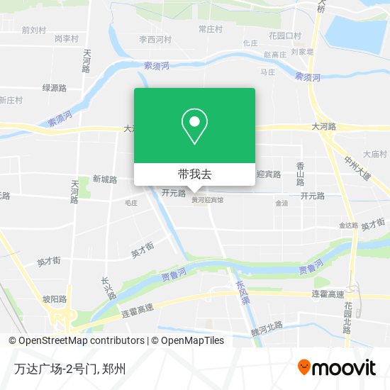 万达广场-2号门地图