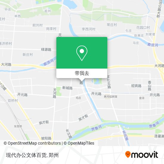 现代办公文体百货地图