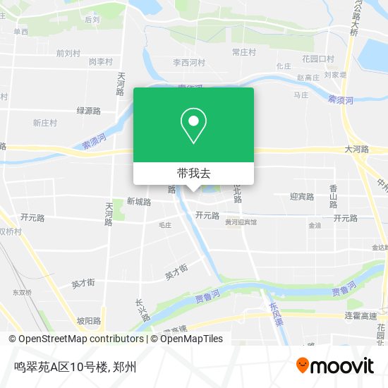 鸣翠苑A区10号楼地图