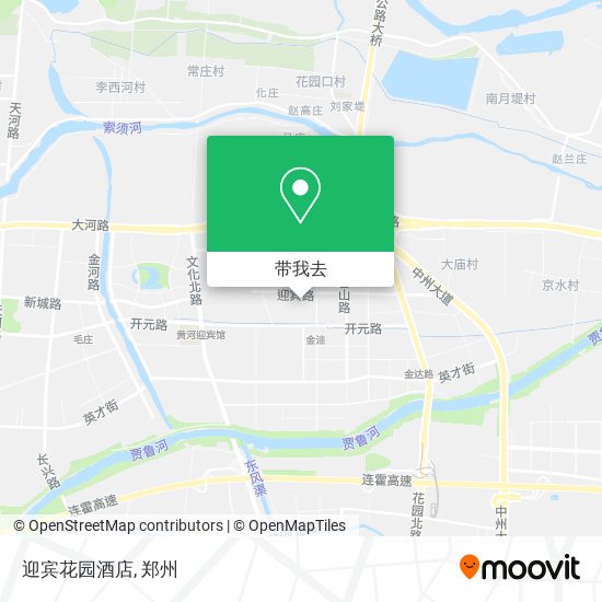 迎宾花园酒店地图