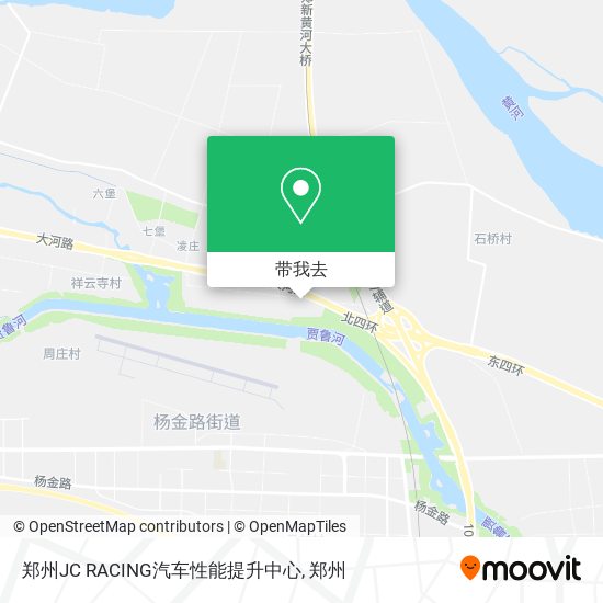 郑州JC RACING汽车性能提升中心地图