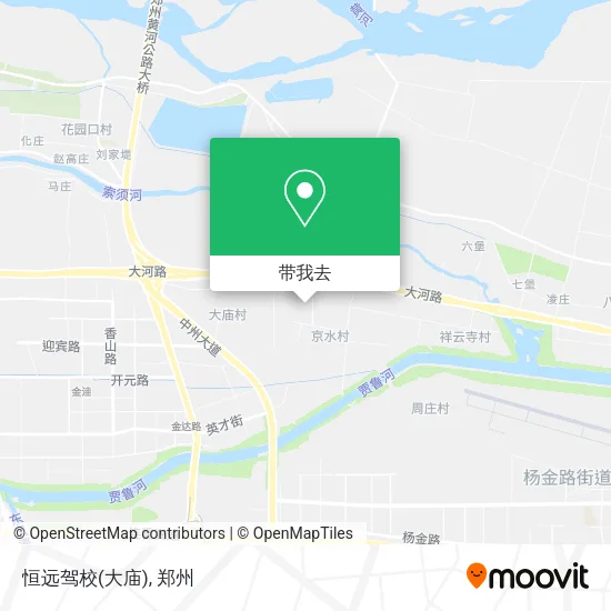 恒远驾校(大庙)地图
