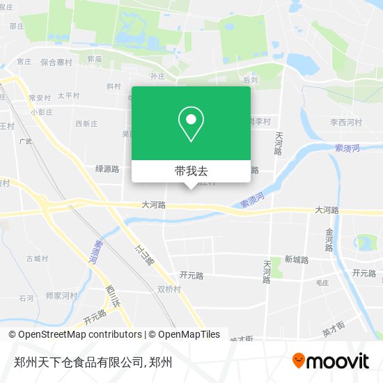 郑州天下仓食品有限公司地图