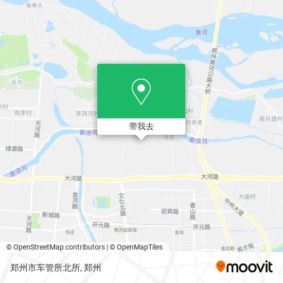 郑州市车管所北所地图