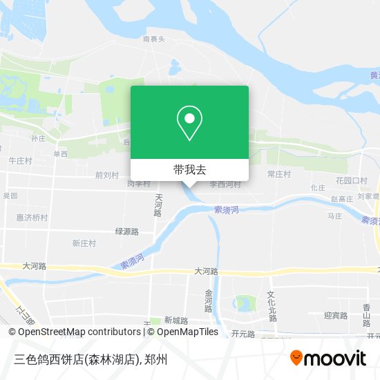 三色鸽西饼店(森林湖店)地图
