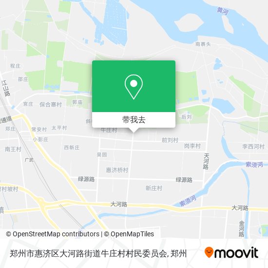 郑州市惠济区大河路街道牛庄村村民委员会地图