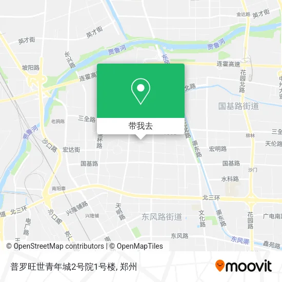 普罗旺世青年城2号院1号楼地图