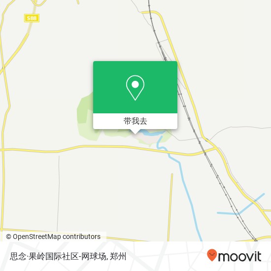 思念·果岭国际社区-网球场地图