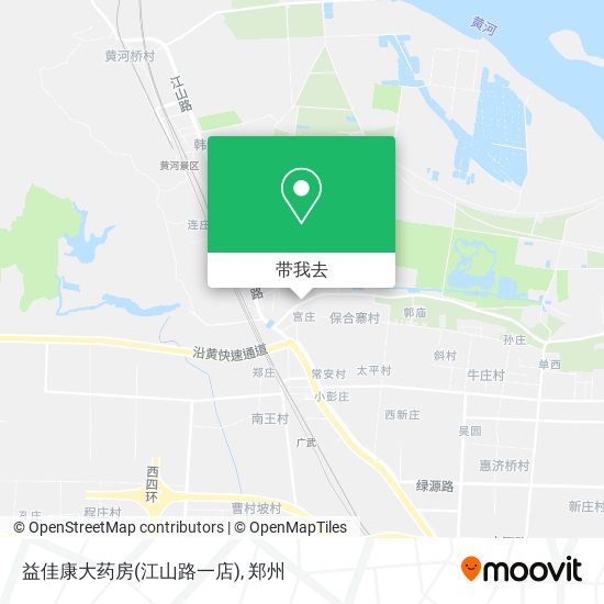 益佳康大药房(江山路一店)地图