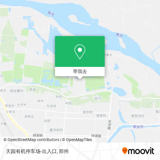 天园有机停车场-出入口地图