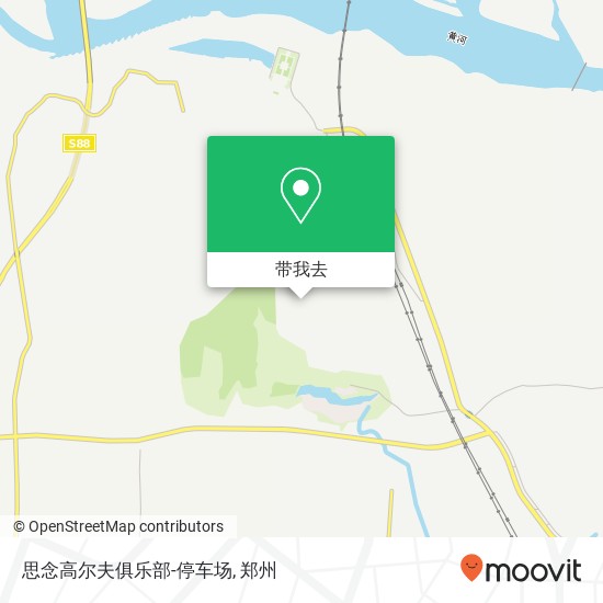 思念高尔夫俱乐部-停车场地图