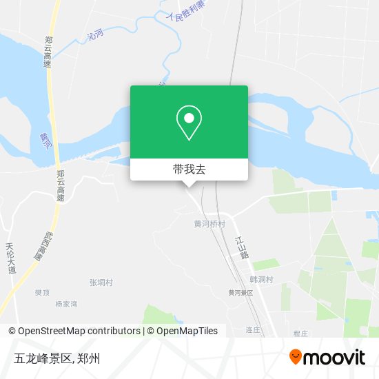 五龙峰景区地图