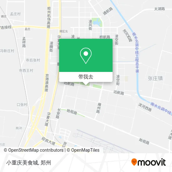 小重庆美食城地图