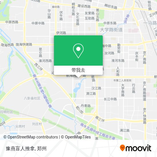 豫燕盲人推拿地图
