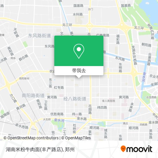 湖南米粉牛肉面(丰产路店)地图