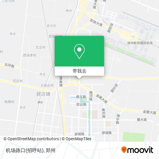 机场路口(招呼站)地图