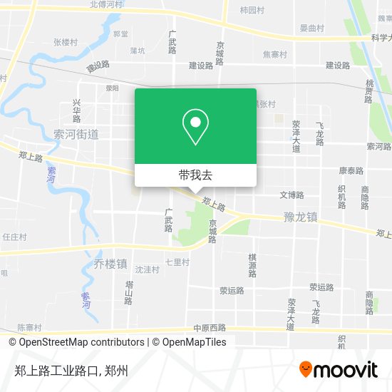 郑上路工业路口地图
