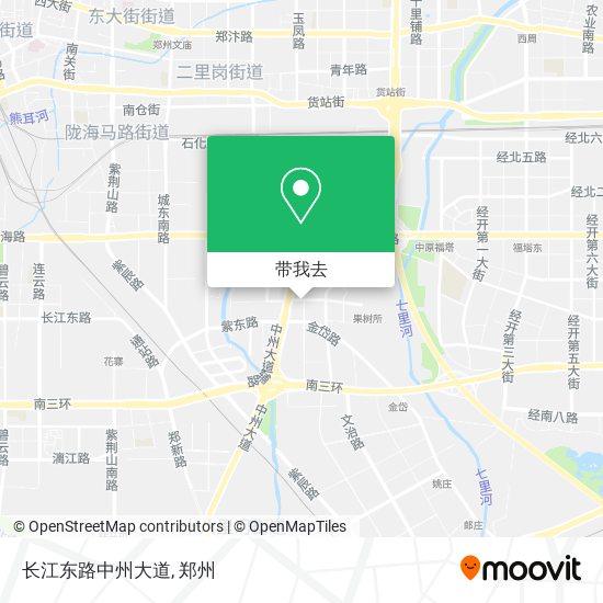 长江东路中州大道地图