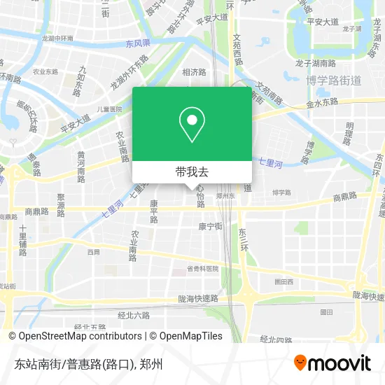 东站南街/普惠路(路口)地图