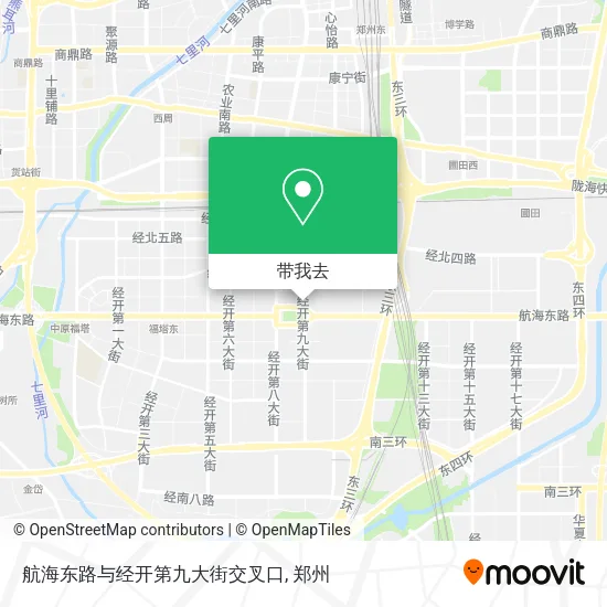 航海东路与经开第九大街交叉口地图