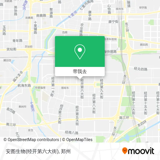 安图生物(经开第六大街)地图