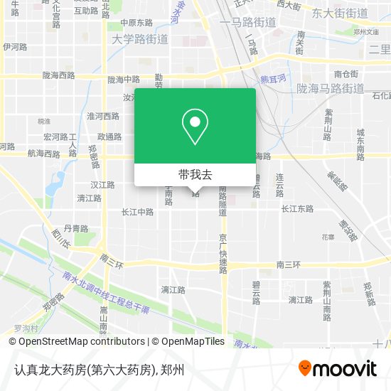 认真龙大药房(第六大药房)地图