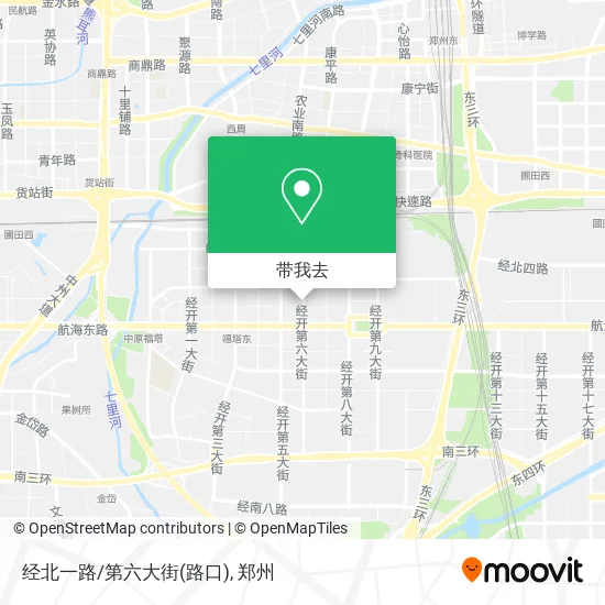 经北一路/第六大街(路口)地图