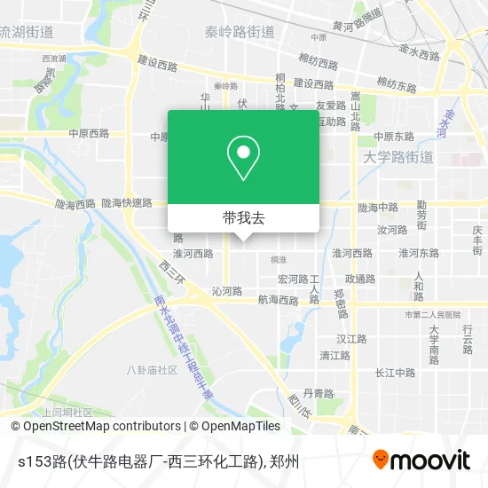 s153路(伏牛路电器厂-西三环化工路)地图